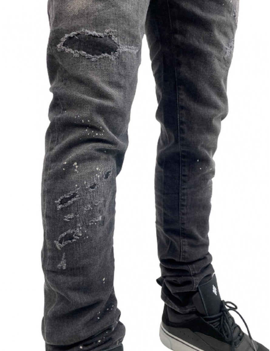 Inverno, FW18, Jeans, Marcelo Burlon, Nero, Outlet, Uomo