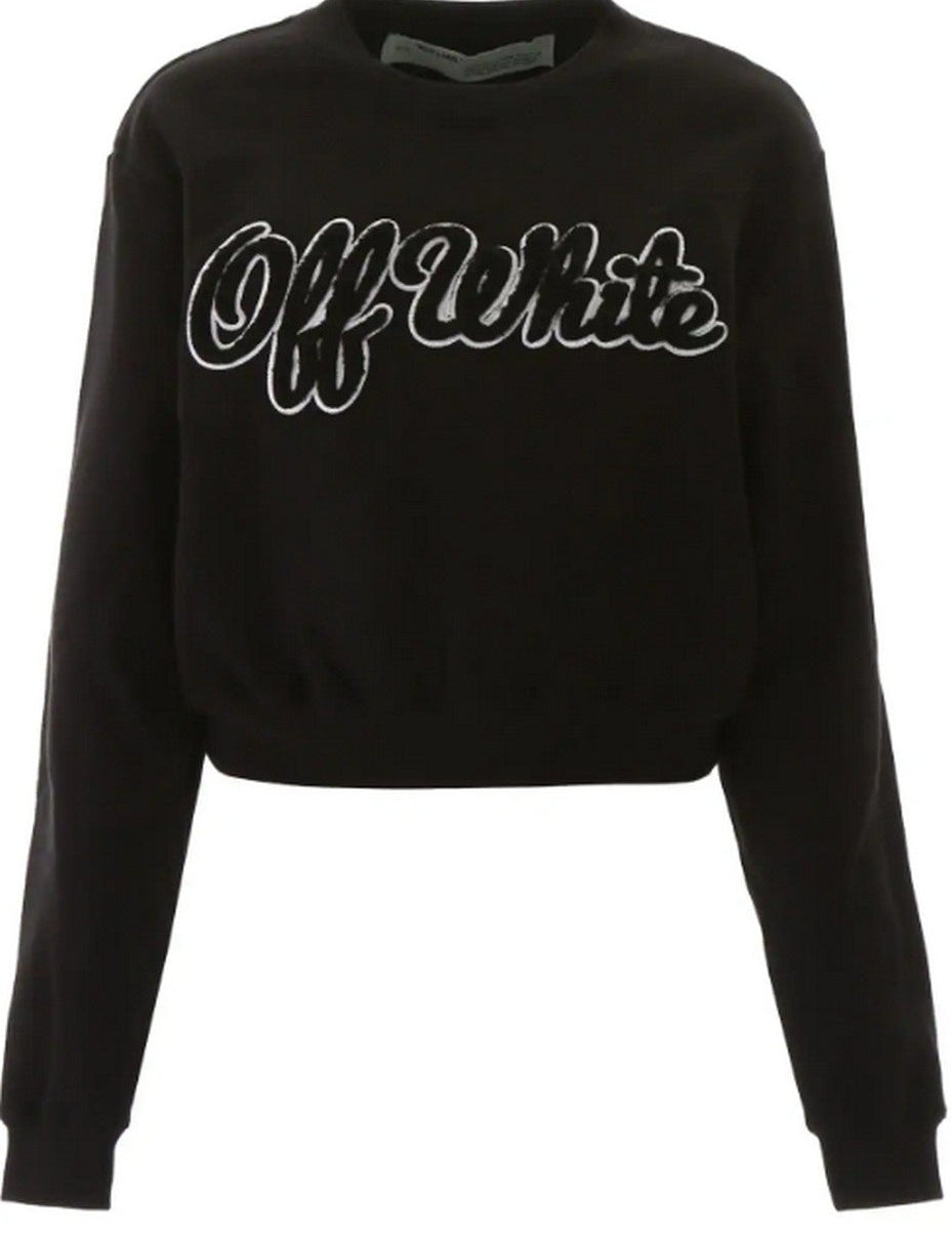 Inverno, Donna, Felpa, Felpe, FW19, Girocollo, M, Nero, Off-White, Outlet, S, Ultimo