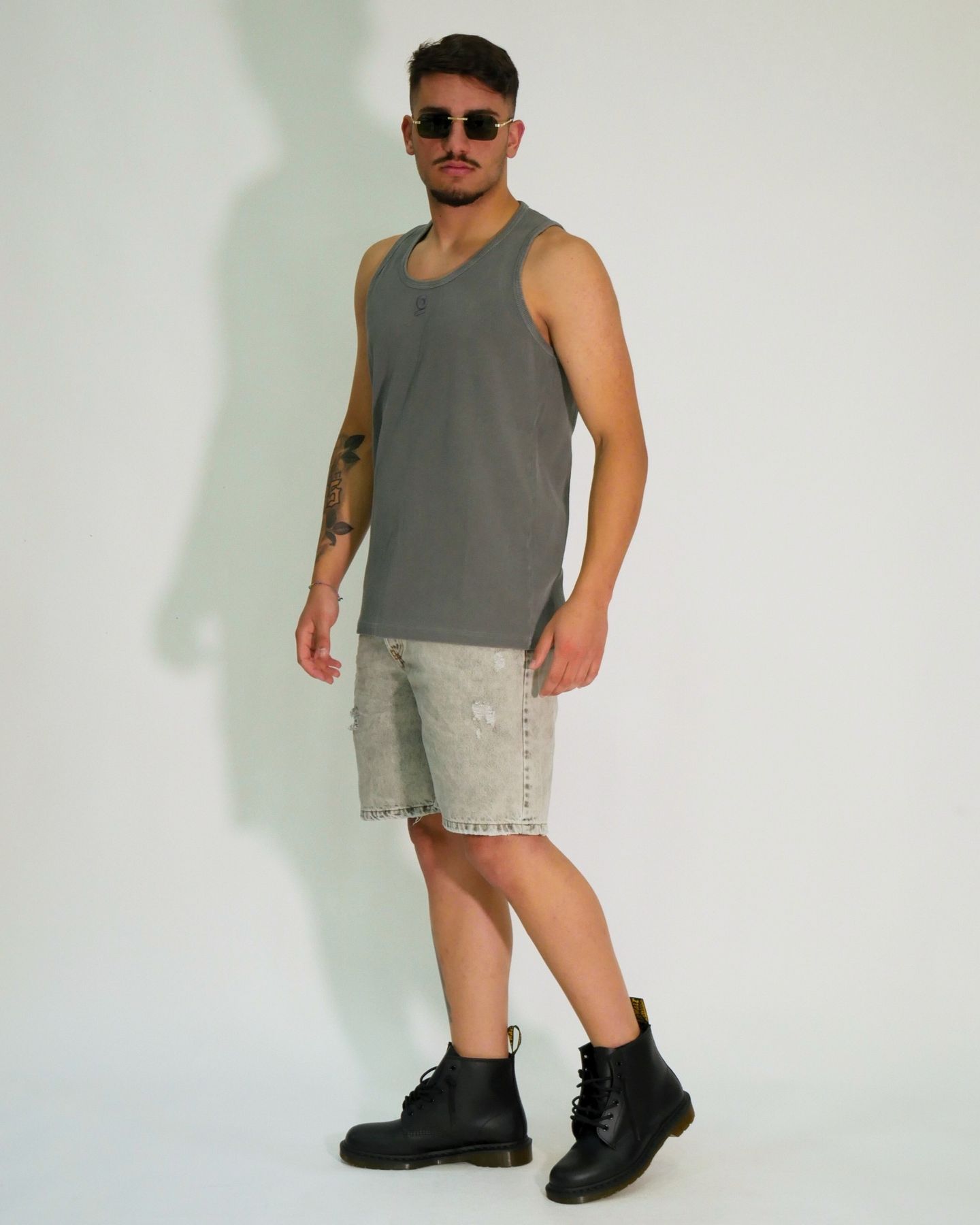 Gavensemble T-Shirt Canotta TANK1000-G - SanShopLuxury - 2024, Abbigliamento, Gavensemble, Grigio, Idoneo, L, M, Outlet, Primavera/Estate, S, SS24, T-Shirt Canotta, Uomo, XL, XXL