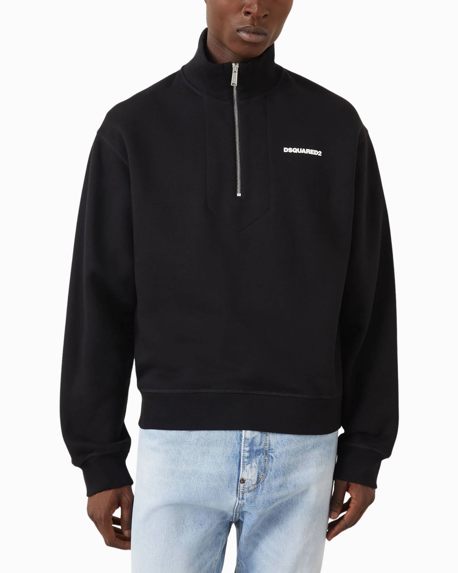 Inverno, Dsquared2, Felpa, FW25, Idoneo, L, M, Nero, New, Uomo, XL