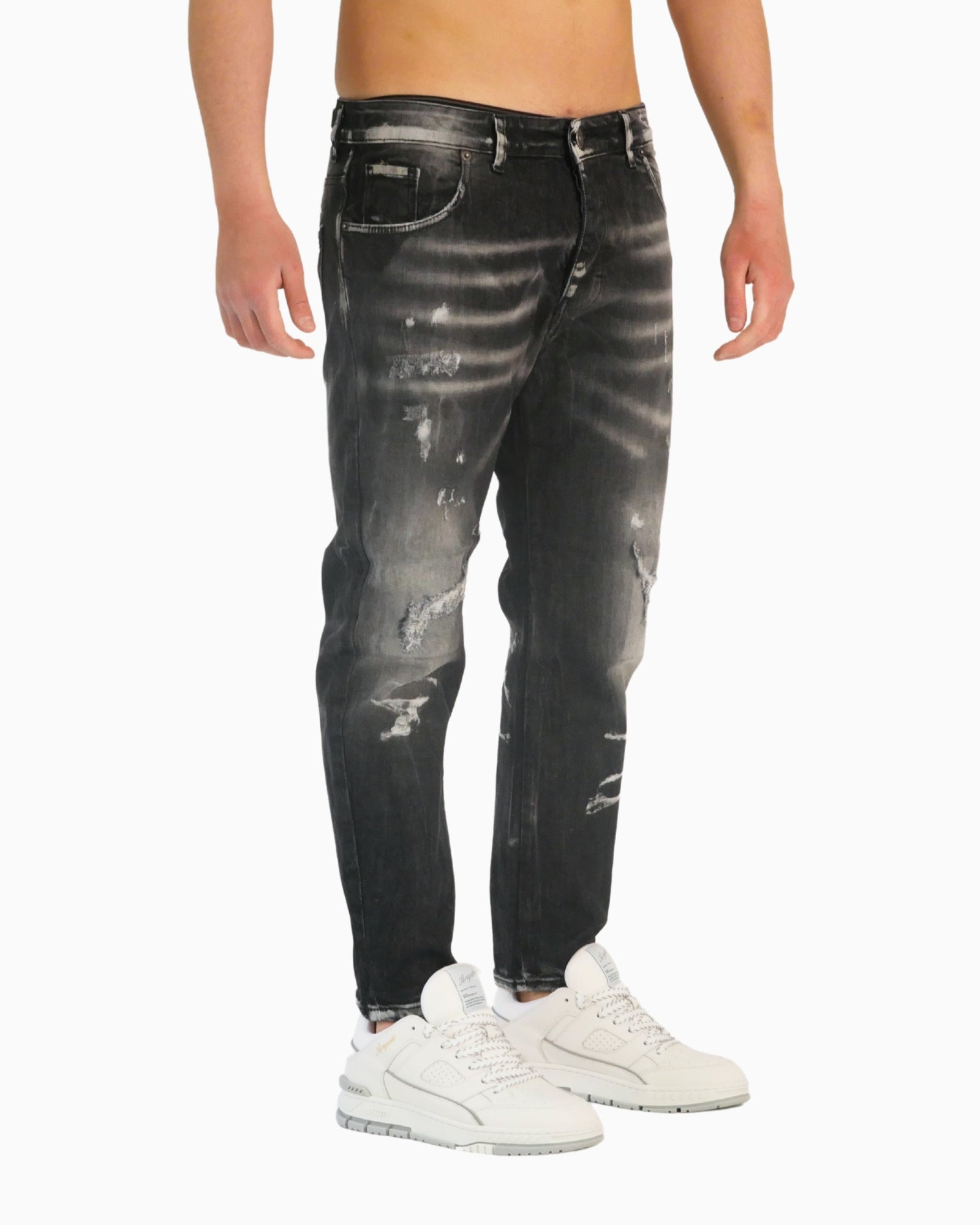 Stay Street Jeans J5002 - SanShopLuxury - 2025, 44, 46, 48, 50, 52, 54, 56, Abbigliamento, Idoneo, Jeans, Nero, New, Primavera/Estate, SS25, Stay Street, Uomo