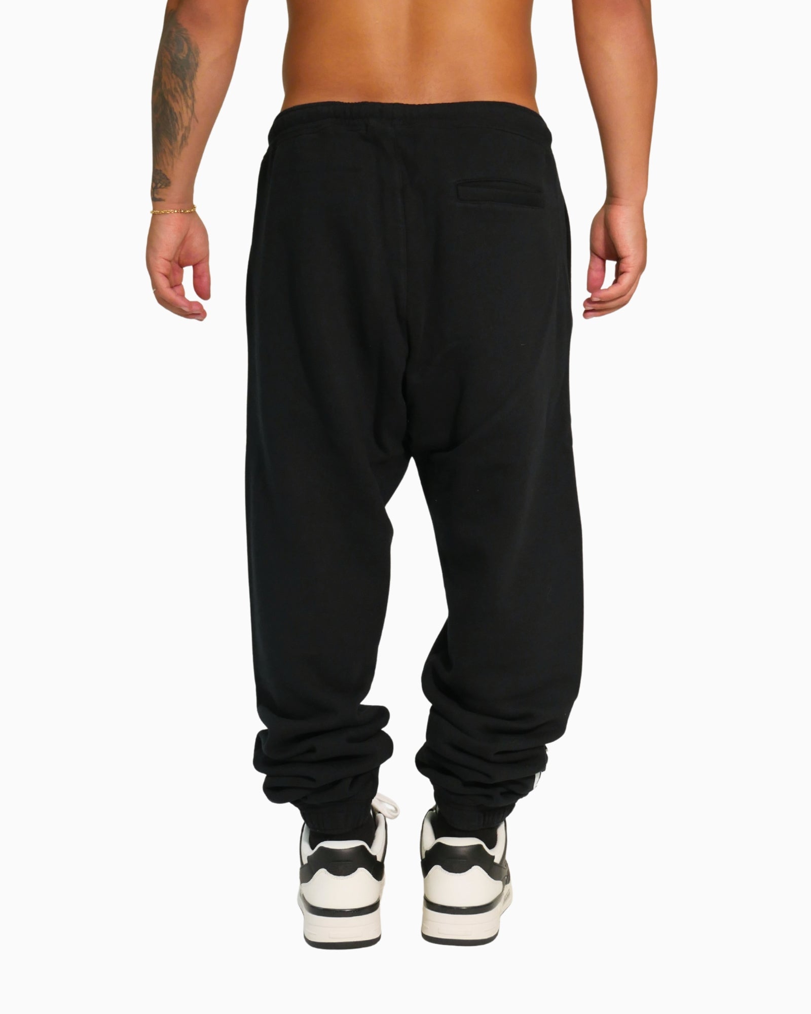 Marcelo Burlon Pantatuta CMCH001E18506087 - SanShopLuxury - -50%, 2018, Abbigliamento, Autunno/Inverno, FW18, L, Marcelo Burlon, Nero, Outlet, Pantatuta, Uomo