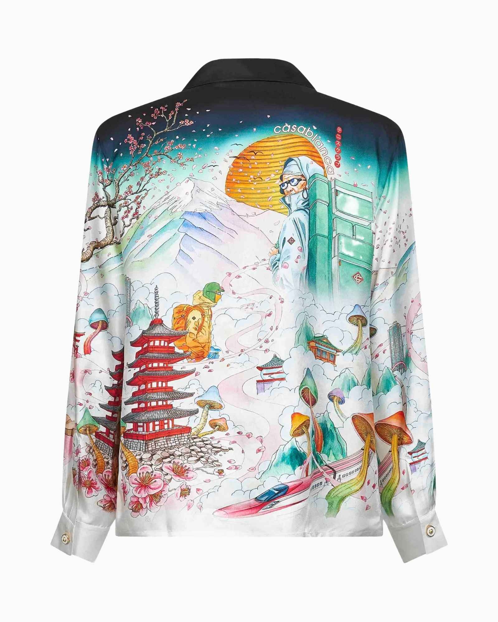 Casablanca Camicia WAW25SH245/04 - SanShopLuxury - 2025, Abbigliamento, Autunno/Inverno, Camicia, Casablanca, Donna, FW25, Idoneo, Multicolore, New, S, XS