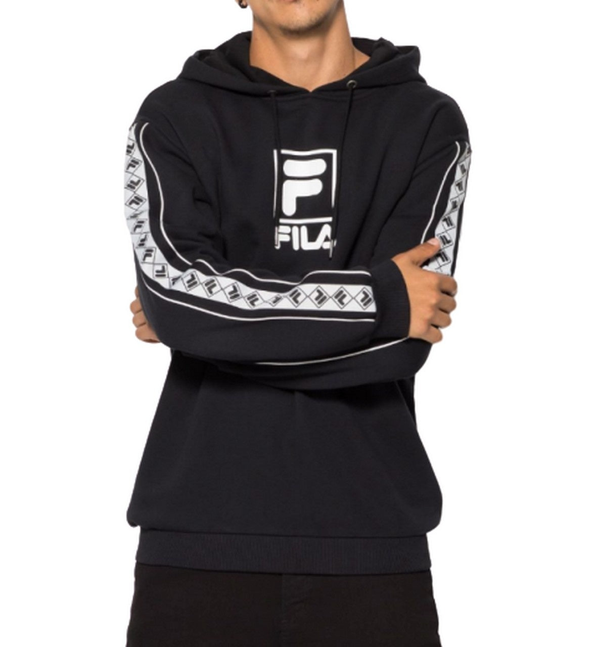 Fila Felpa 682374 - SanShopLuxury - -50%, 2018, Abbigliamento, Autunno/Inverno, Con Cappuccio, Felpa, Fila, FW18, Grigio, Outlet, S, Ultimo, Uomo