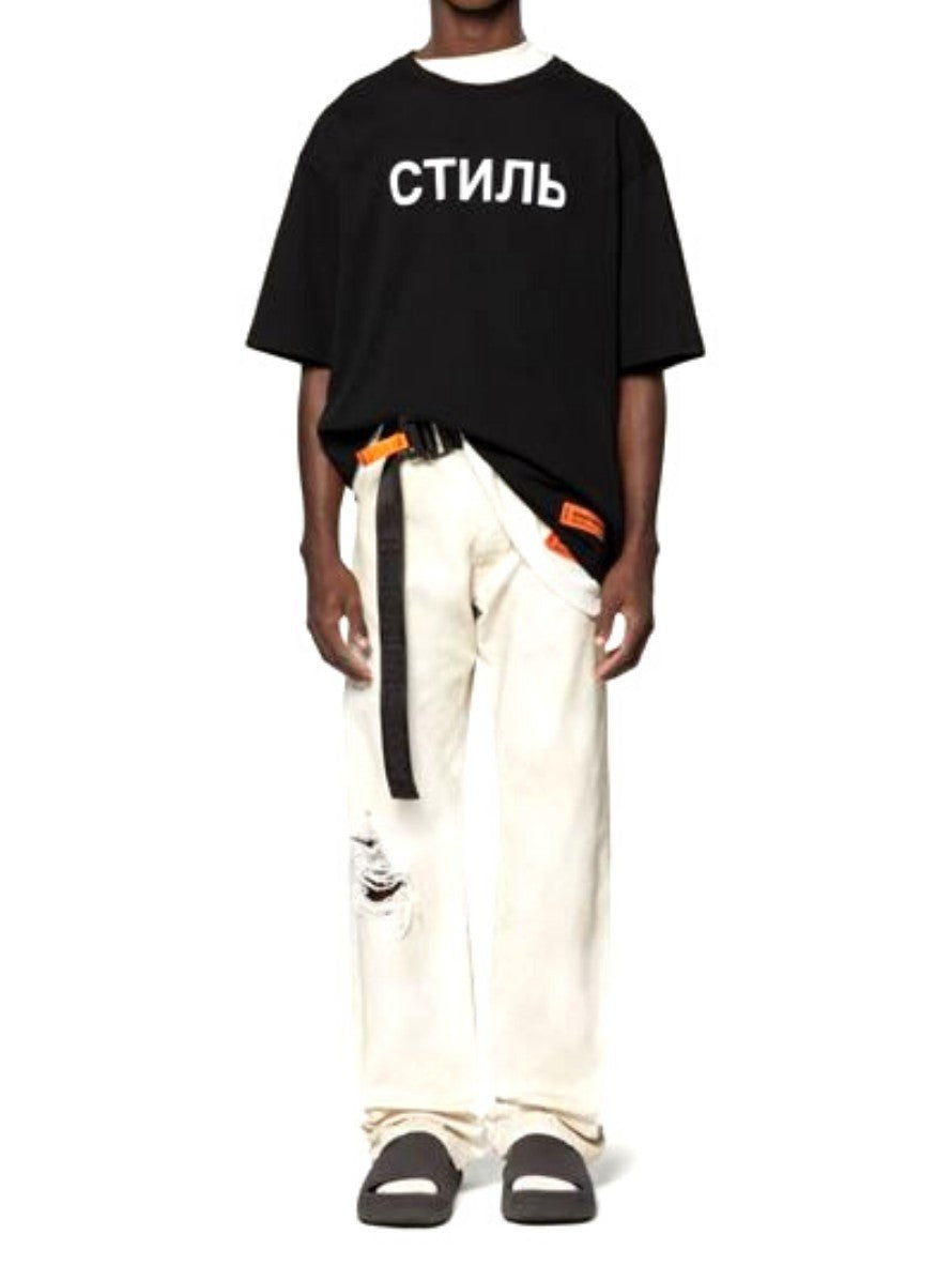 Heron Preston T-Shirt HMAA025C99JER002 1001 - SanShopLuxury - Abbigliamento, Autunno/Inverno, Carry Over, Continuativo, Heron Preston, Idoneo, L, M, Nero, New, Primavera/Estate, S, T-Shirt, Ultimo, Uomo