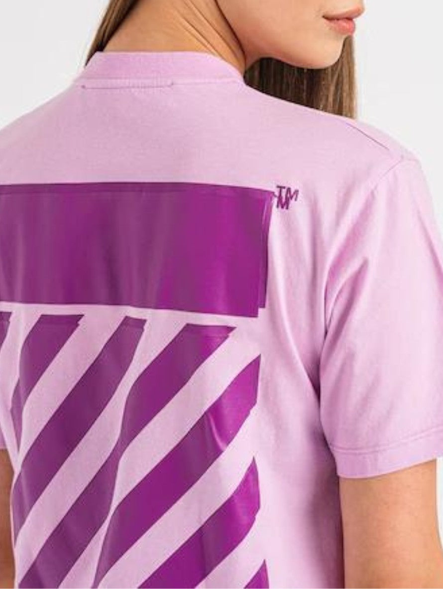 Off-White T-Shirt OWAA049F22JER001 - SanShopLuxury - 2022, Abbigliamento, Autunno/Inverno, Donna, FW22, L, Lilla, M, Off-White, Outlet, S, T-Shirt, Viola, XL