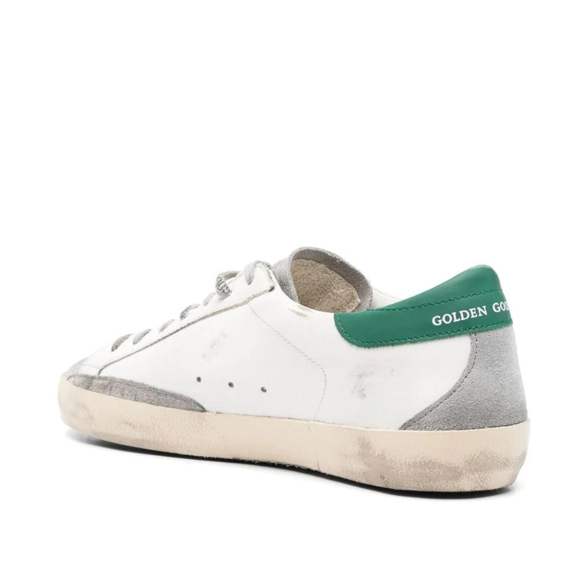 Golden Goose Sneakers GMF00102/F00416782171 - SanShopLuxury - 41, 42, 43, 44, 45, Autunno/Inverno, Bianco, Bianco-Verde, Calzature, Carry Over, Continuativo, Golden Goose, New, Primavera/Estate, Sneakers, Stellato, Uomo