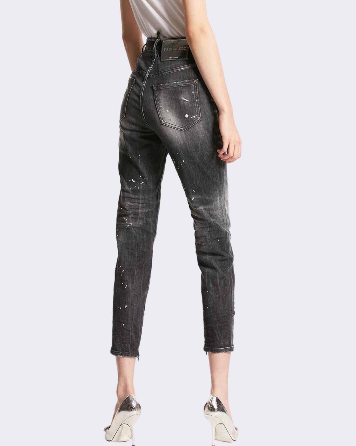 Dsquared2 Jeans S72LB0738 900 - SanShopLuxury - 2024, 36, 38, 40, 42, Abbigliamento, Autunno/Inverno, Continuativo, Donna, Dsquared2, Idoneo, Jeans, Nero, Outlet, Primavera/Estate, SS24, Ultimo