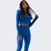 District Margherita Mazzei T-Shirt Top LT06 - SanShopLuxury - 2023, Abbigliamento, Activewear, Autunno/Inverno, District Margherita Mazzei, Donna, FW23, M, Outlet, Petrolio, T-Shirt Top, Ultimo