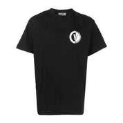 Versace Jeans Couture T-Shirt 75GAHG07 CJ00G - SanShopLuxury - 2023, 2XL, Abbigliamento, Autunno/Inverno, Bianco-Nero, FW23, Idoneo, M, Nero-Bianco, Outlet, T-Shirt, Uomo, Versace Jeans Couture, XL