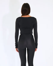 District Margherita Mazzei Top SH45 0407 - SanShopLuxury - 2024, Abbigliamento, Autunno/Inverno, Crop, District Margherita Mazzei, Donna, FW24, Idoneo, L, M, Nero, Outlet, S, Top, XL, XS