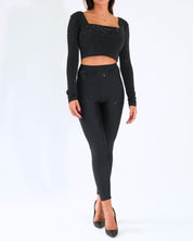 District Margherita Mazzei Leggings SH46 0407 - SanShopLuxury - 2024, Abbigliamento, Autunno/Inverno, District Margherita Mazzei, Donna, FW24, Idoneo, L, Leggings, M, Nero, Outlet, S, XL, XS