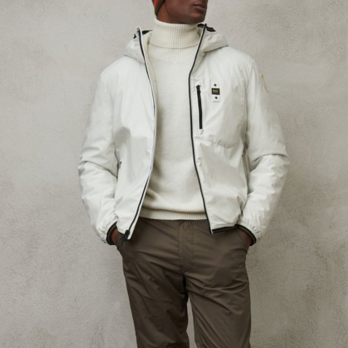 Blauer Giubbino 23WBLUC08122-005480 - SanShopLuxury - 2023, Abbigliamento, Autunno/Inverno, Bianco, Blauer, Derry, FW23, Giubbino, L, M, Nero, Outlet, Uomo, XL, XXL