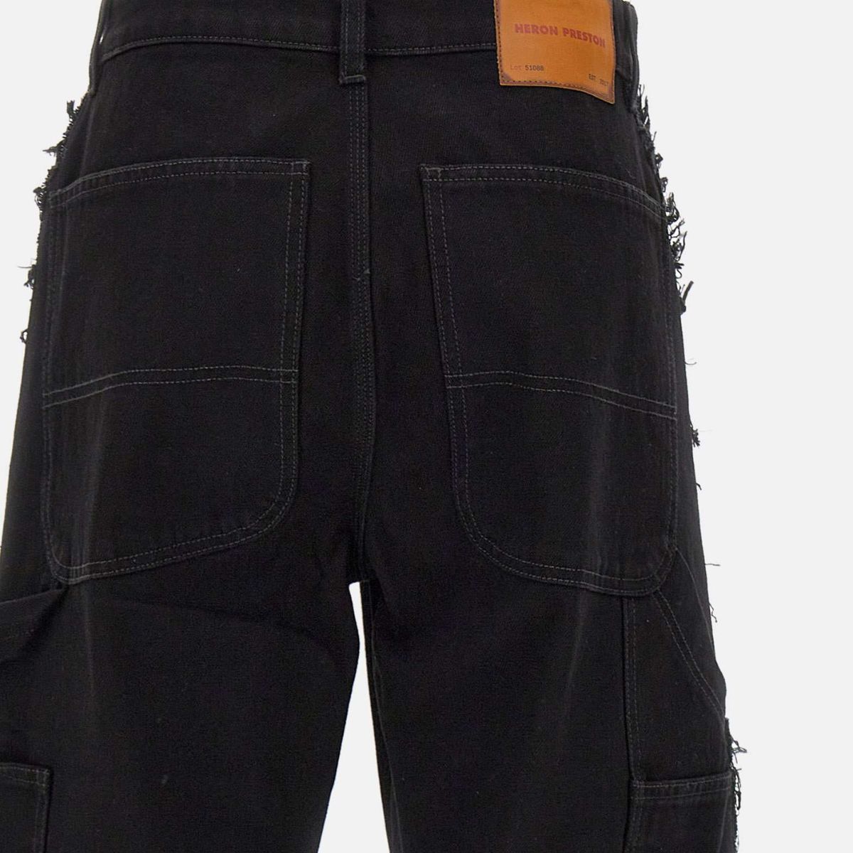 Heron Preston Jeans HWYB009F23DEN001 - SanShopLuxury - 2023, 39, 40, 41, 42, Abbigliamento, Autunno/Inverno, Cargo, Donna, FW23, Heron Preston, Jeans, Nero, Outlet