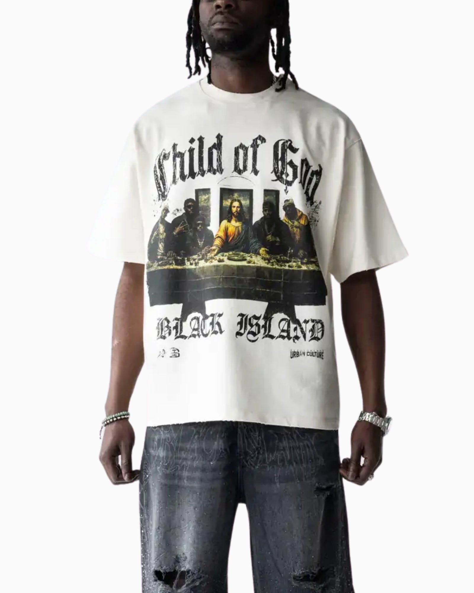 Black Island T-Shirt 2052-WHITE