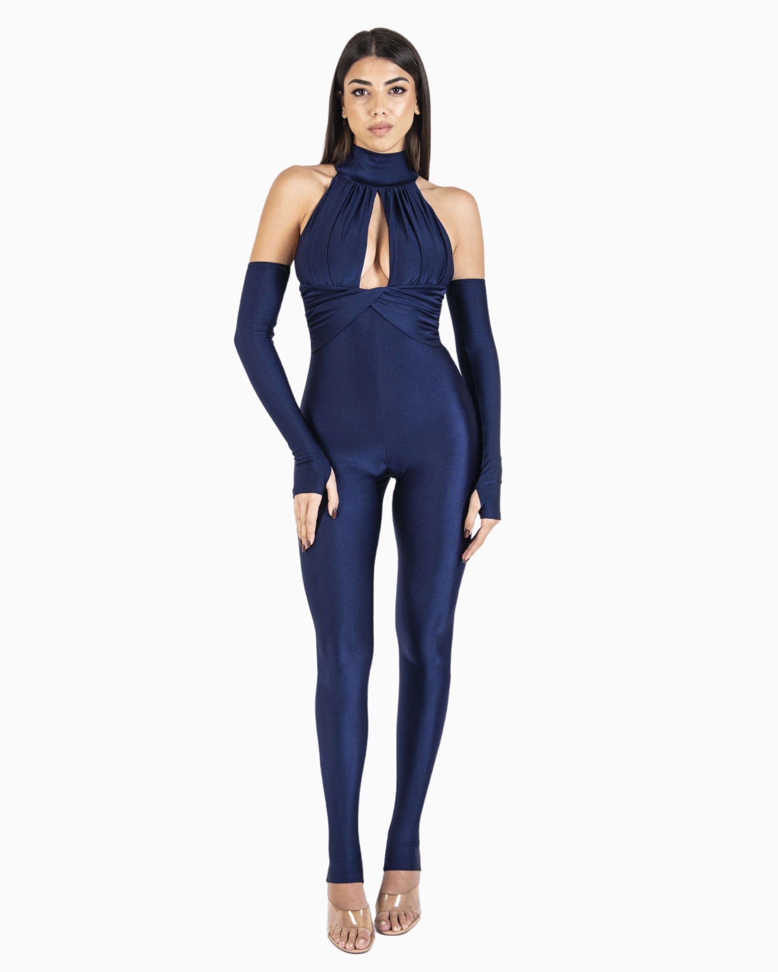 Inverno, Blu, District Margherita Mazzei, Donna, FW25, Idoneo, M, New, S, Tuta Intera, XS