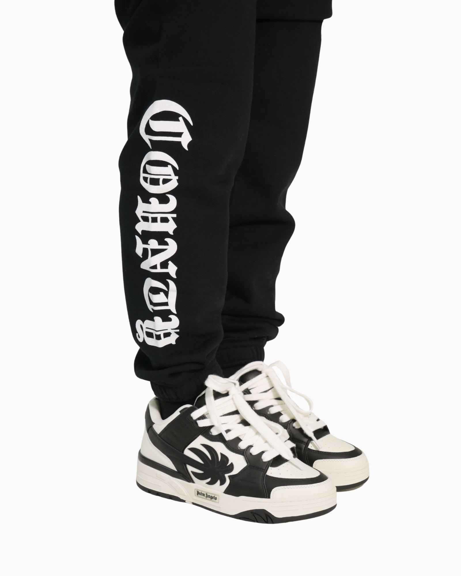 Marcelo Burlon Pantatuta CMCH001E18506087 - SanShopLuxury - -50%, 2018, Abbigliamento, Autunno/Inverno, FW18, L, Marcelo Burlon, Nero, Outlet, Pantatuta, Uomo