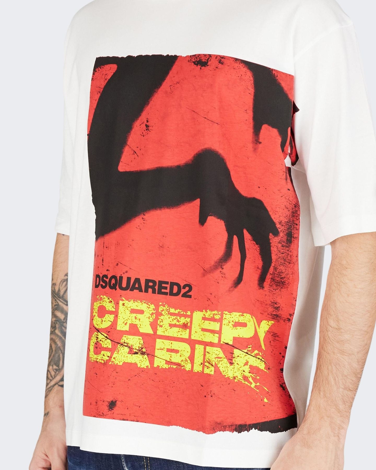 Dsquared2 T-Shirt S74GD1334S24662100 - SanShopLuxury - 2024, Abbigliamento, Autunno/Inverno, Bianco, Continuativo, Dsquared2, FW24, Idoneo, L, M, Outlet, Primavera/Estate, S, T-Shirt, Uomo, XL, XXL, XXXL