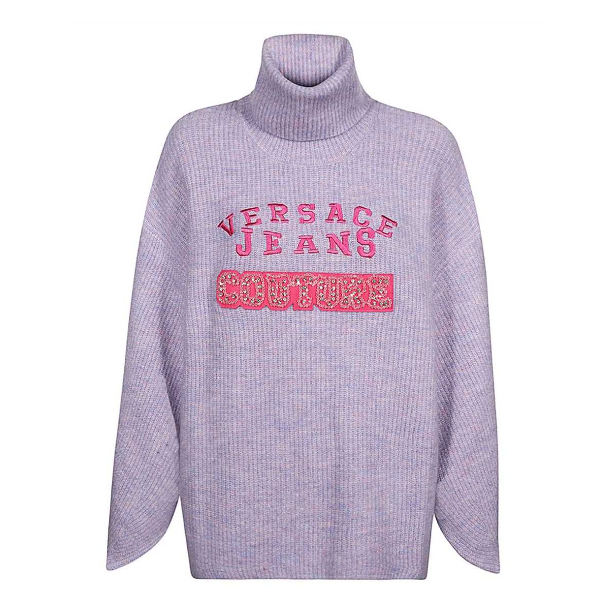 Inverno, Donna, FW23, L, Lilla, Maglieria, Outlet, Ultimo, Versace Jeans Couture