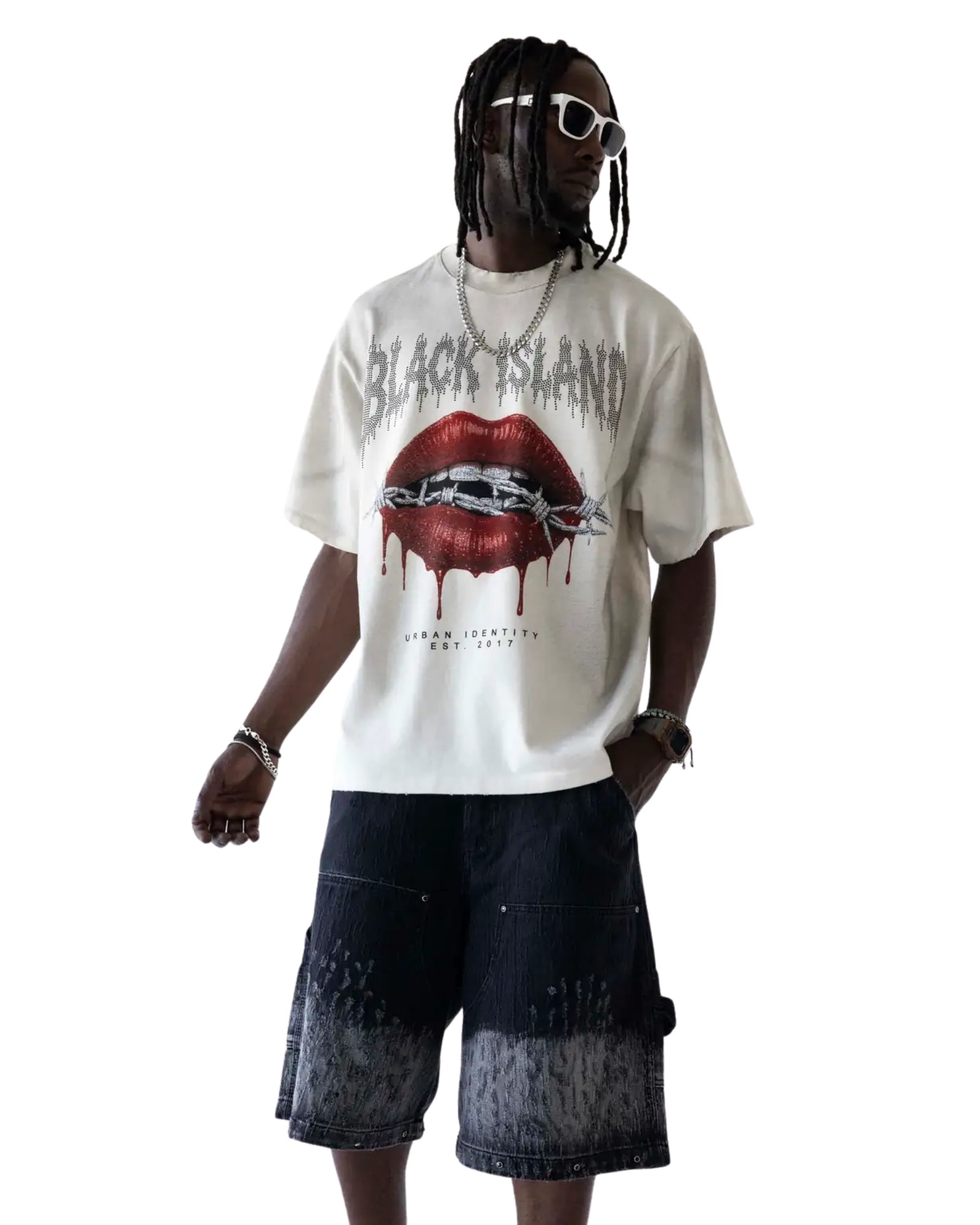 Black Island T-Shirt 2062-WHITE