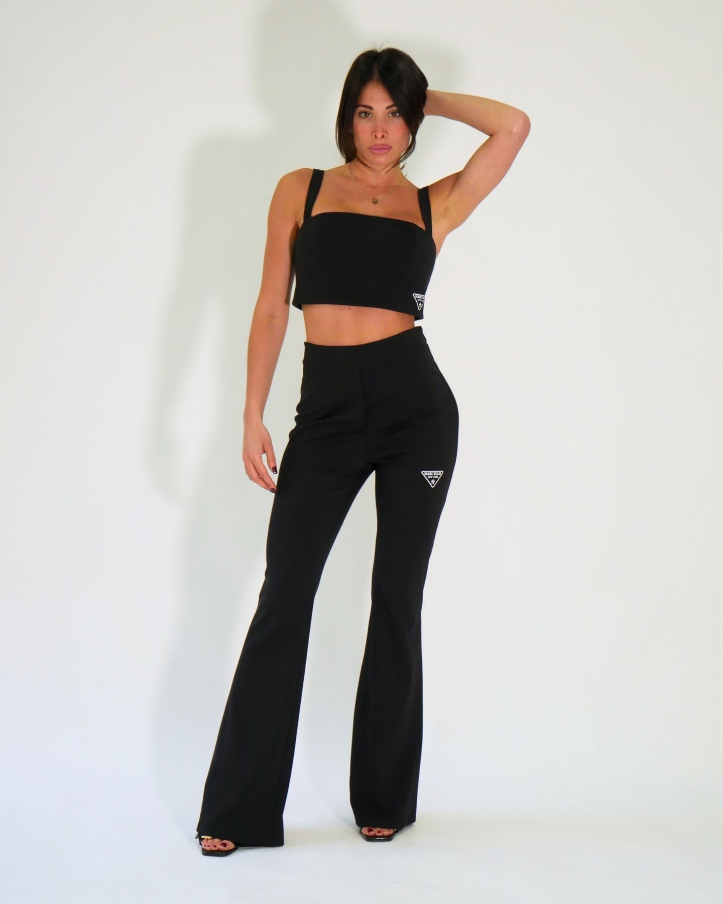 Marc Ellis T-Shirt Top MC1233 - SanShopLuxury - 2024, Abbigliamento, Donna, Idoneo, L, M, Marc Ellis, Nero, Outlet, Primavera/Estate, S, SS24, T-Shirt Top, XL, XS