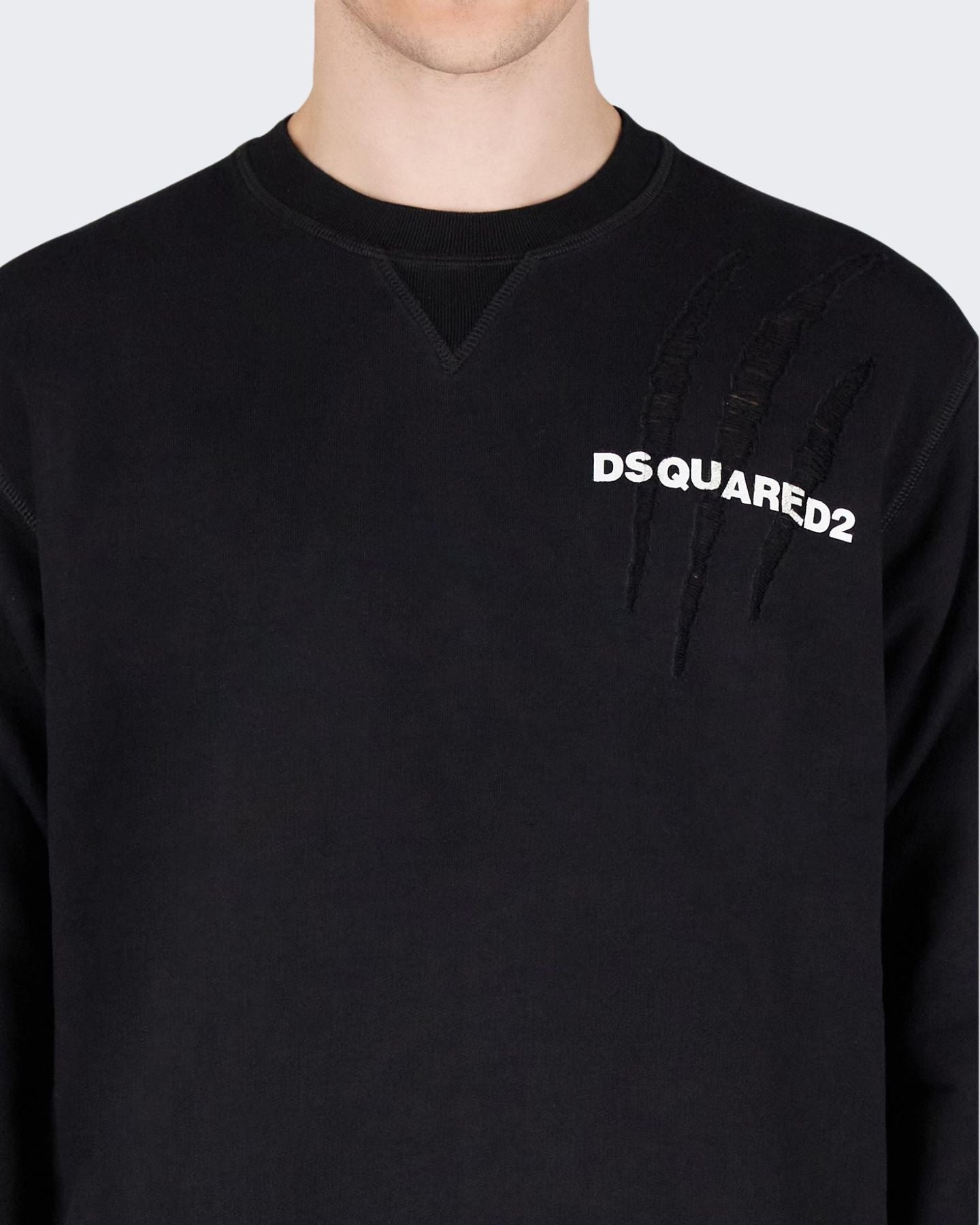 Dsquared2 Felpa S74GU0804S25551900 - SanShopLuxury - 2024, Abbigliamento, Autunno/Inverno, Continuativo, Dsquared2, Felpa, FW24, Idoneo, L, M, Nero, Outlet, Primavera/Estate, S, Uomo, XL, XXL, XXXL