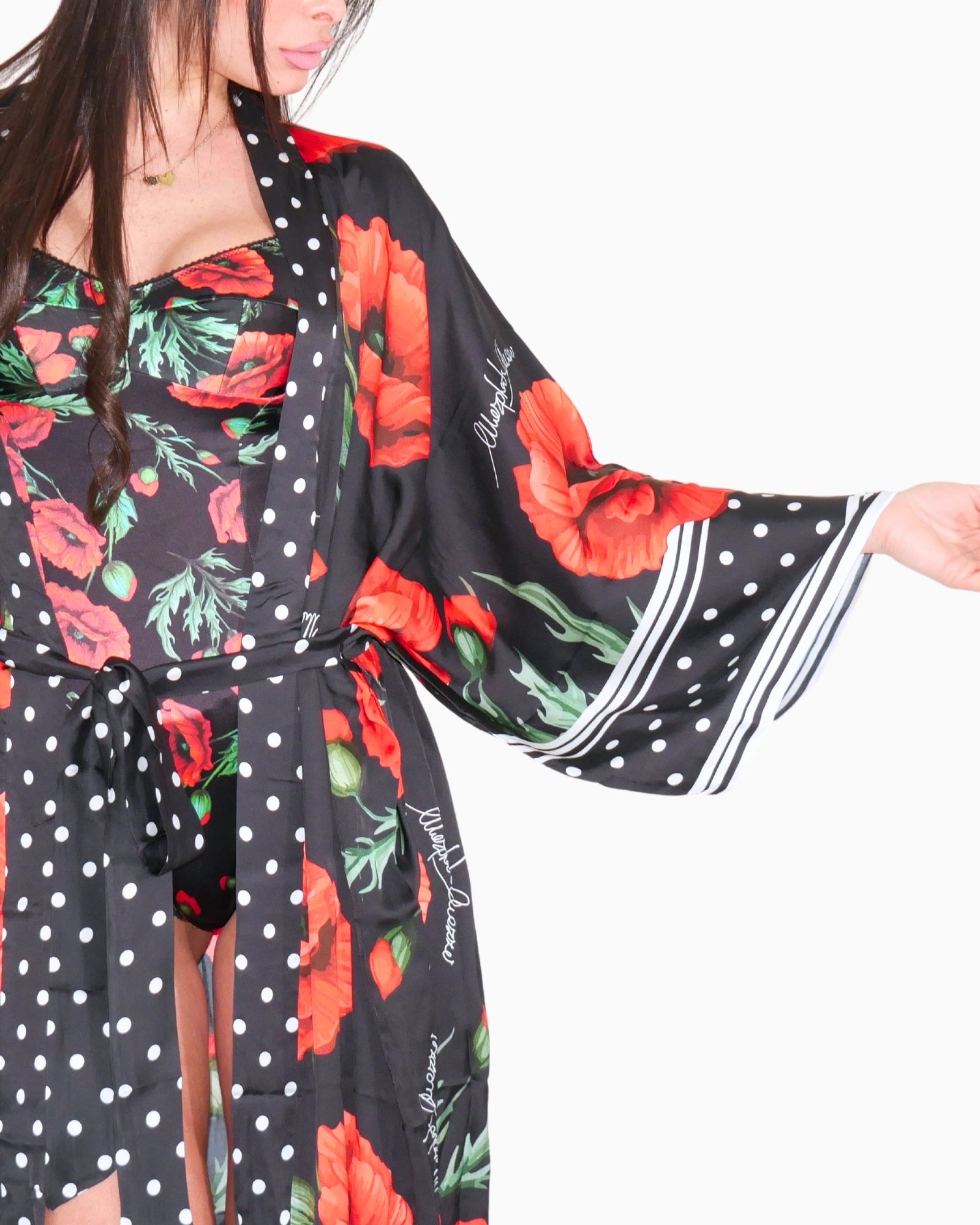 District Margherita Mazzei Copricostume 5PS72-0050 - SanShopLuxury - 2025, Abbigliamento, Beachwear, Copricostume, District Margherita Mazzei, Donna, Idoneo, Kimono Lungo, Nero, New, Primavera/Estate, SS25, Ultimo, Unica