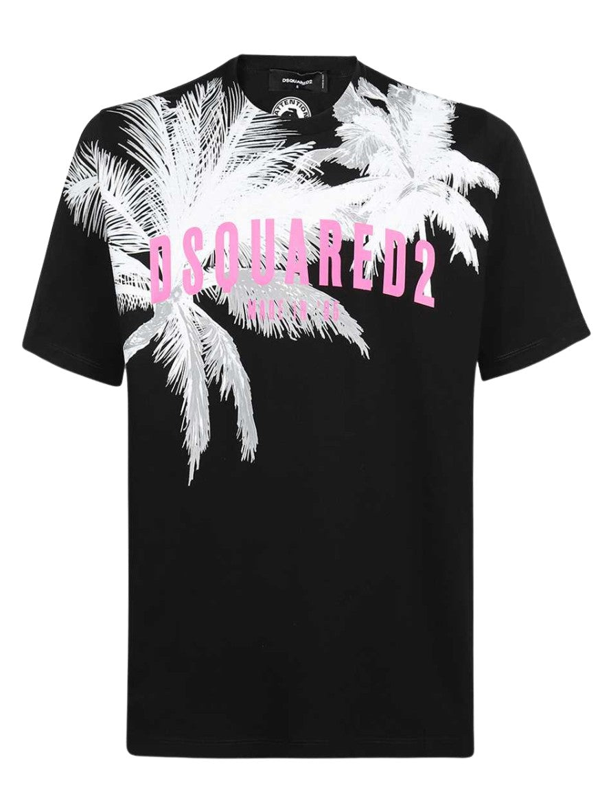 Dsquared2 T-Shirt S74GD1098 - SanShopLuxury - 2023, Abbigliamento, Bianco, Dsquared2, Idoneo, M, Nero, Outlet, Primavera/Estate, SS23, T-Shirt, Uomo, XL, XXL, XXXL