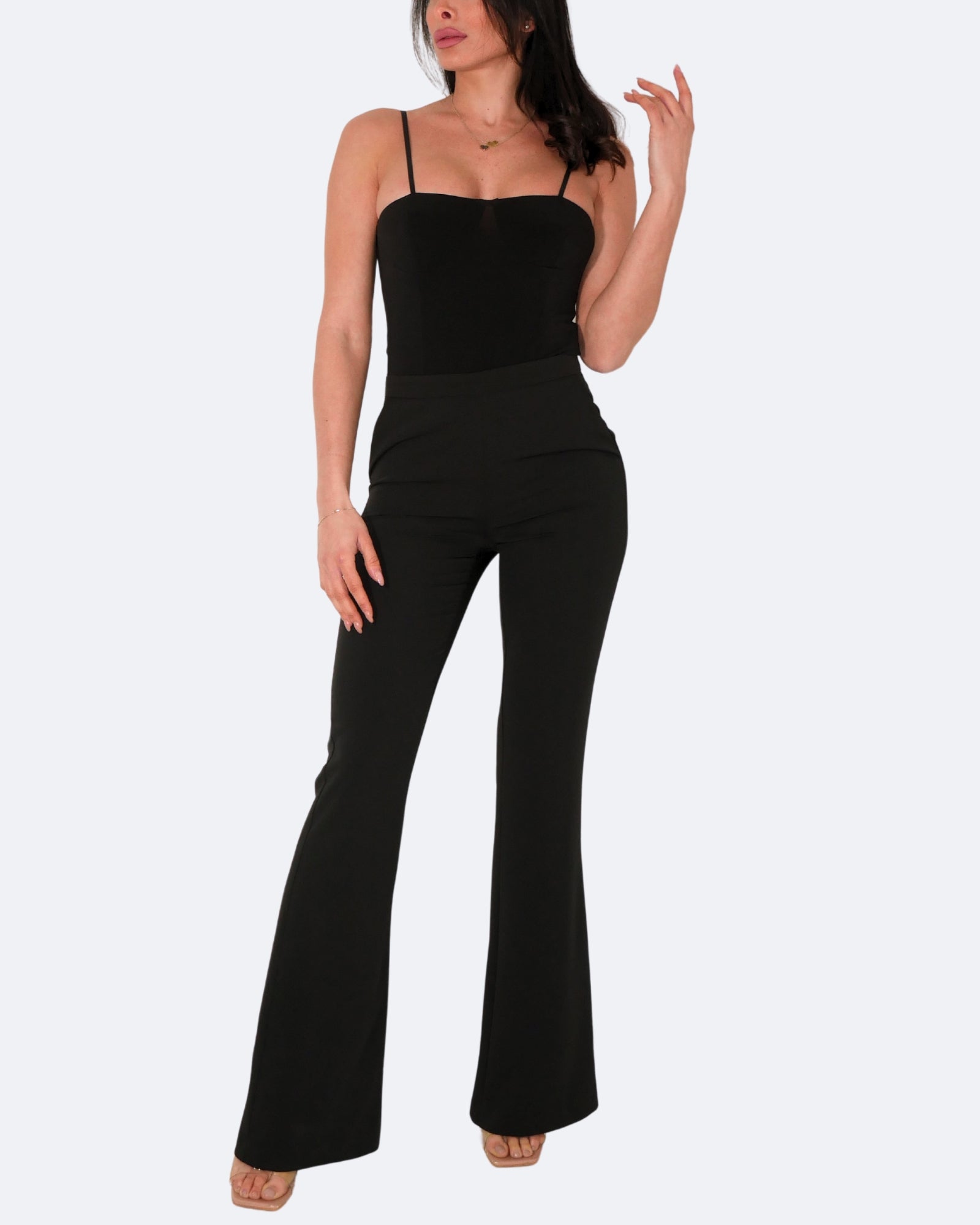 So Lavish Pantalone P4054-N - SanShopLuxury - 2024, 38, 40, 42, 44, 46, Abbigliamento, Autunno/Inverno, Continuativo, Donna, FW24, Idoneo, Nero, Outlet, Pantalone, Primavera/Estate, So Lavish