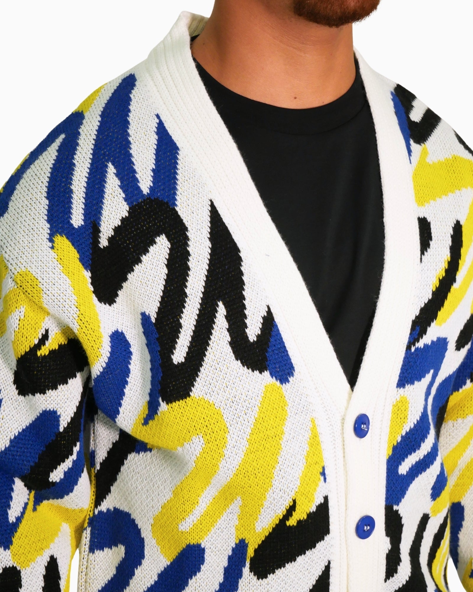 Why Not Brand Cardigan KIM41 - SanShopLuxury - 2025, Abbigliamento, Autunno/Inverno, Cardigan, FW25, Idoneo, L, M, Multicolore, New, Uomo, Why Not Brand, XL, XXL