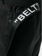 Off-White Jeans OMYA005F181660041000 - SanShopLuxury - -50%, 2018, 47, Abbigliamento, Autunno/Inverno, FW18, Jeans, Nero, Off-White, Outlet, Ultimo, Uomo