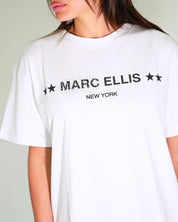 Marc Ellis T-Shirt MILANO-BIANCO - SanShopLuxury - 2024, Abbigliamento, Bianco, Donna, Idoneo, L, M, Marc Ellis, Outlet, Primavera/Estate, S, SS24, T-Shirt, Ultimo, XL