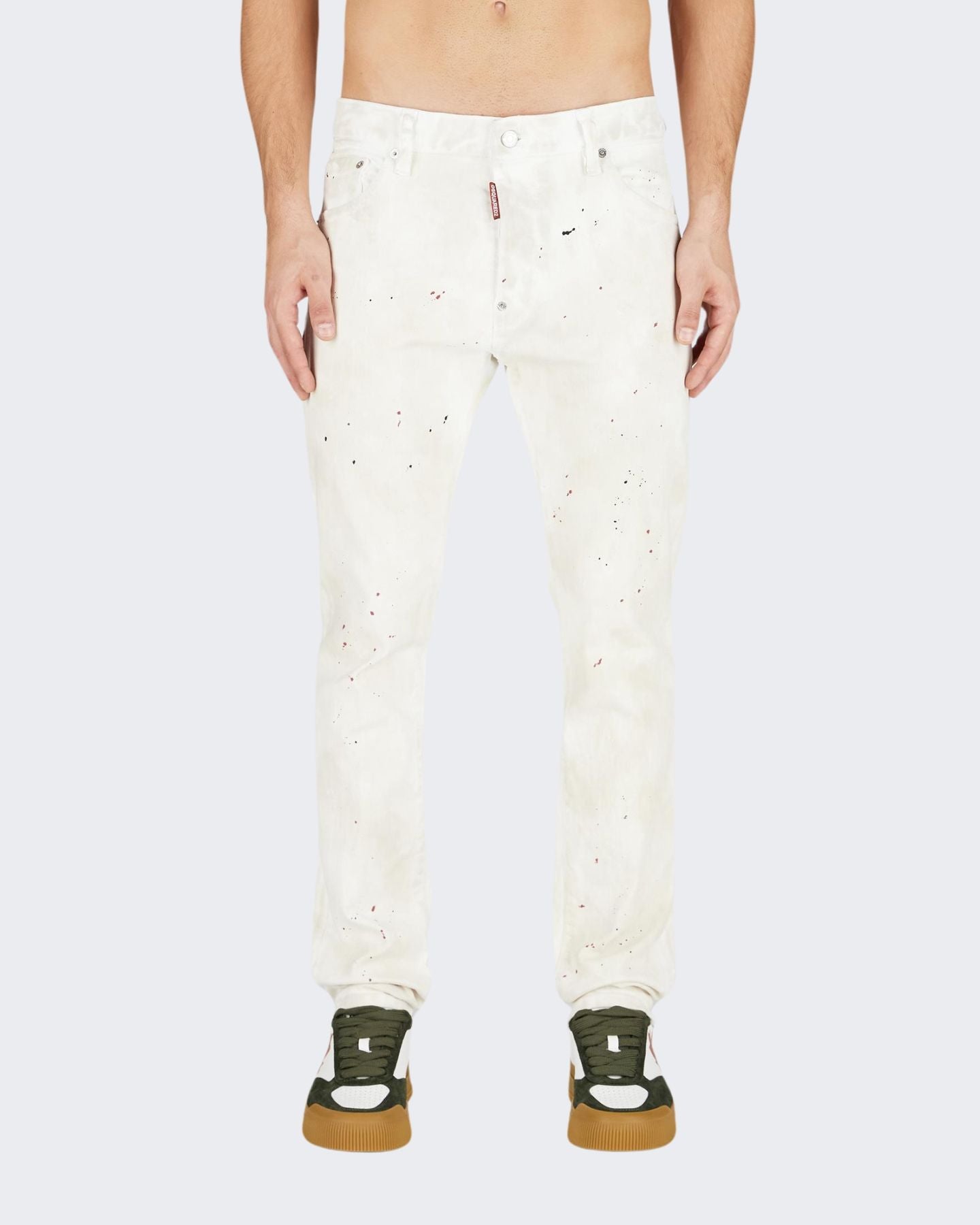 Inverno, Bianco, Dsquared2, FW24, Idoneo, Jeans, Outlet, Uomo