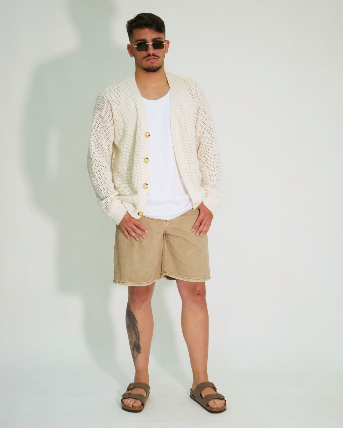 Gavensemble Maglieria JACK1000-B - SanShopLuxury - 2024, Abbigliamento, Beige, Cardigan, Gavensemble, Idoneo, L, M, Maglieria, Outlet, Primavera/Estate, S, SS24, Uomo, XL, XXL