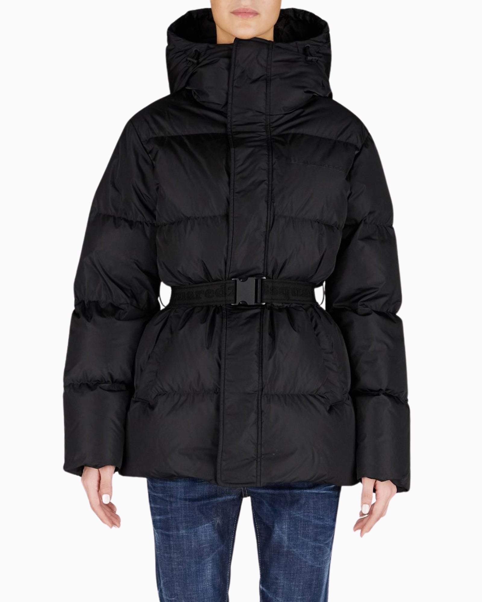 Inverno, Donna, Dsquared2, FW25, Giubbino, Idoneo, Nero, New