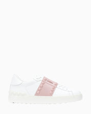 Valentino Garavani Sneakers 7W2S0A01 LTU 834 - SanShopLuxury - 2025, 36, 37, 38, 39, 40, Autunno/Inverno, Bianco-Rosa, Calzature, Carry Over, Continuativo, Donna, Idoneo, New, Primavera/Estate, Sneakers, Valentino Garavani