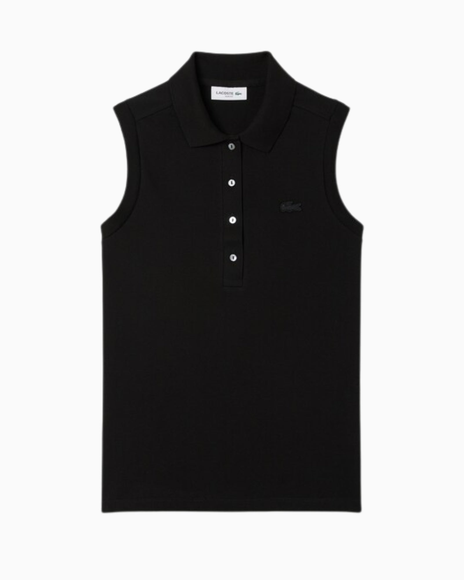 Lacoste T-Shirt Polo PF5445/031 - SanShopLuxury - 2025, 34, 36, 38, 40, 42, Abbigliamento, Donna, Lacoste, Nero, New, Primavera/Estate, SS25, Stellato, T-Shirt Polo, Ultimo