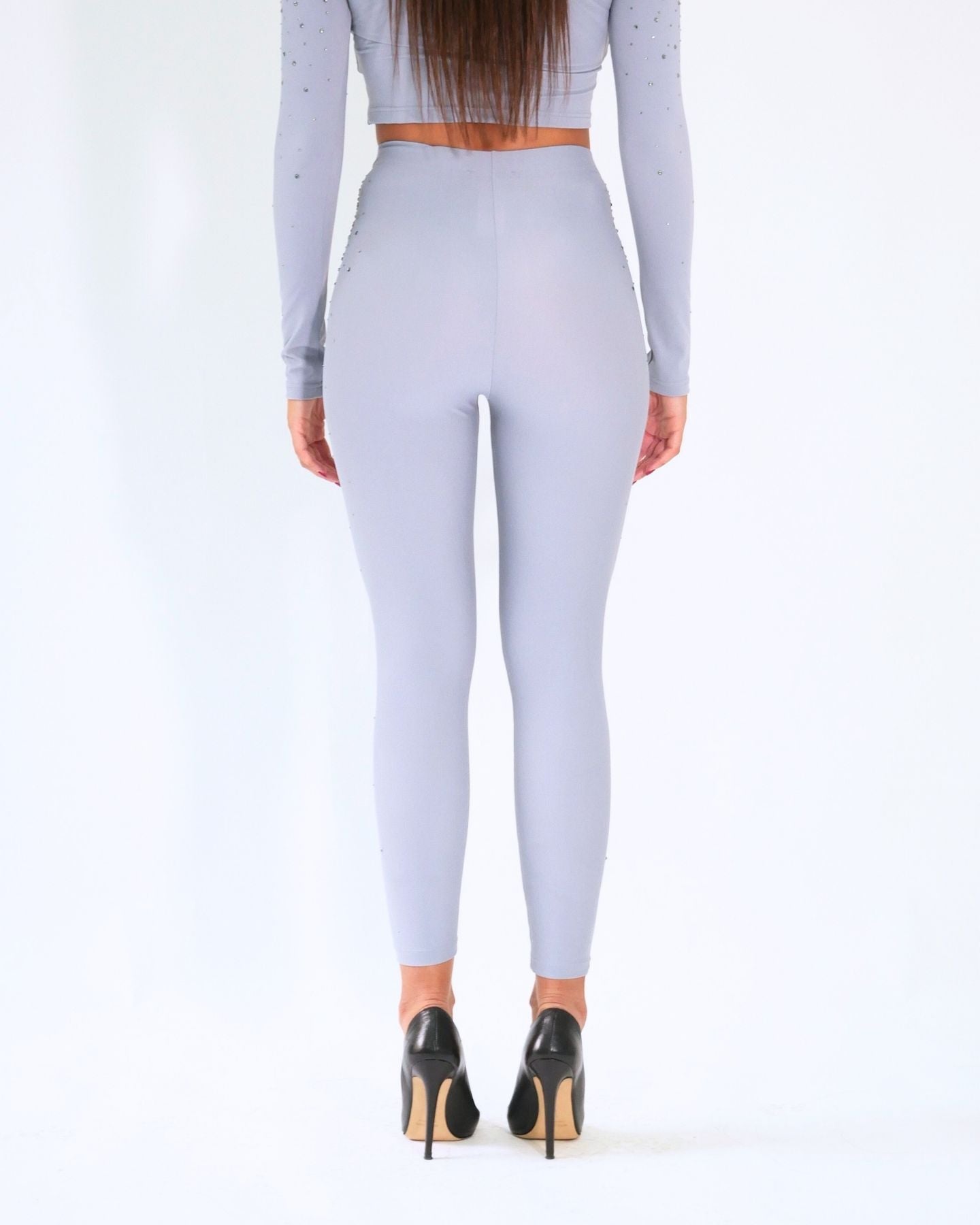 District Margherita Mazzei Leggings SH46 0023 - SanShopLuxury - 2024, Abbigliamento, Autunno/Inverno, District Margherita Mazzei, Donna, FW24, Grigio, Idoneo, L, Leggings, M, Outlet, S, XL, XS