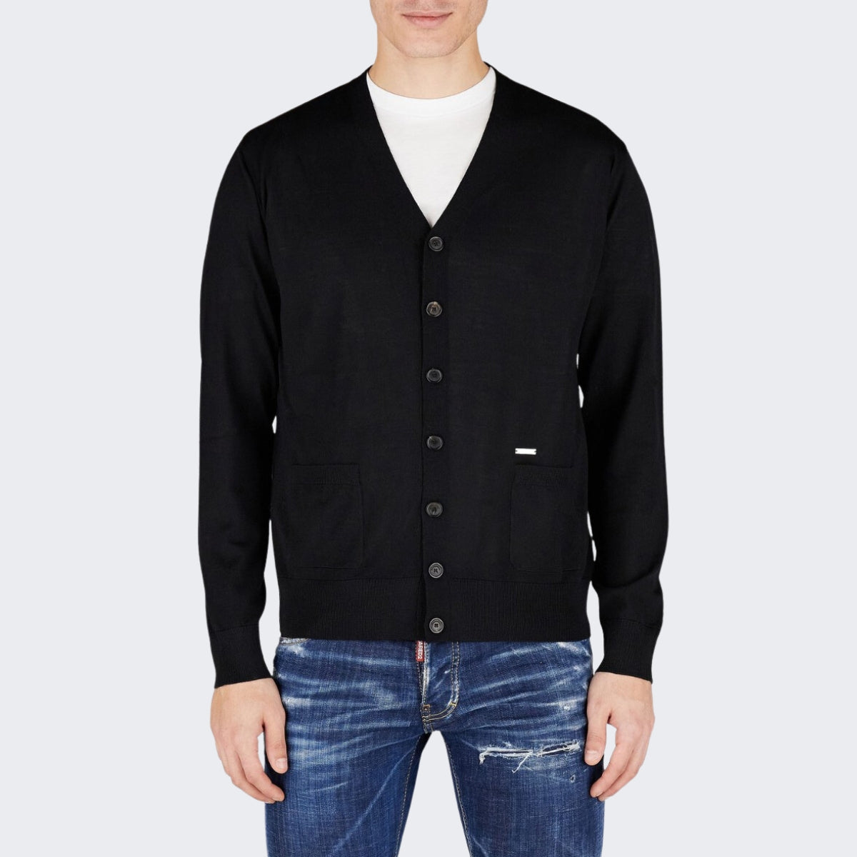 Dsquared2 Maglieria S74HA1295/S16794900 - SanShopLuxury - 2022, Abbigliamento, Autunno/Inverno, Dsquared2, FW22, Idoneo, L, M, Maglieria, Nero, Outlet, Uomo, XXL