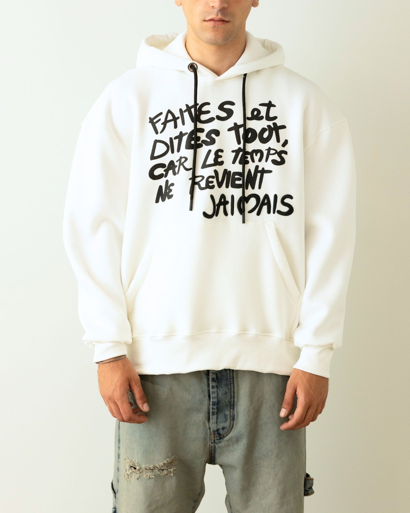Inverno, Bianco, Felpa, FW24, Gavensemble, Idoneo, L, M, Outlet, S, Uomo, XL, XXL