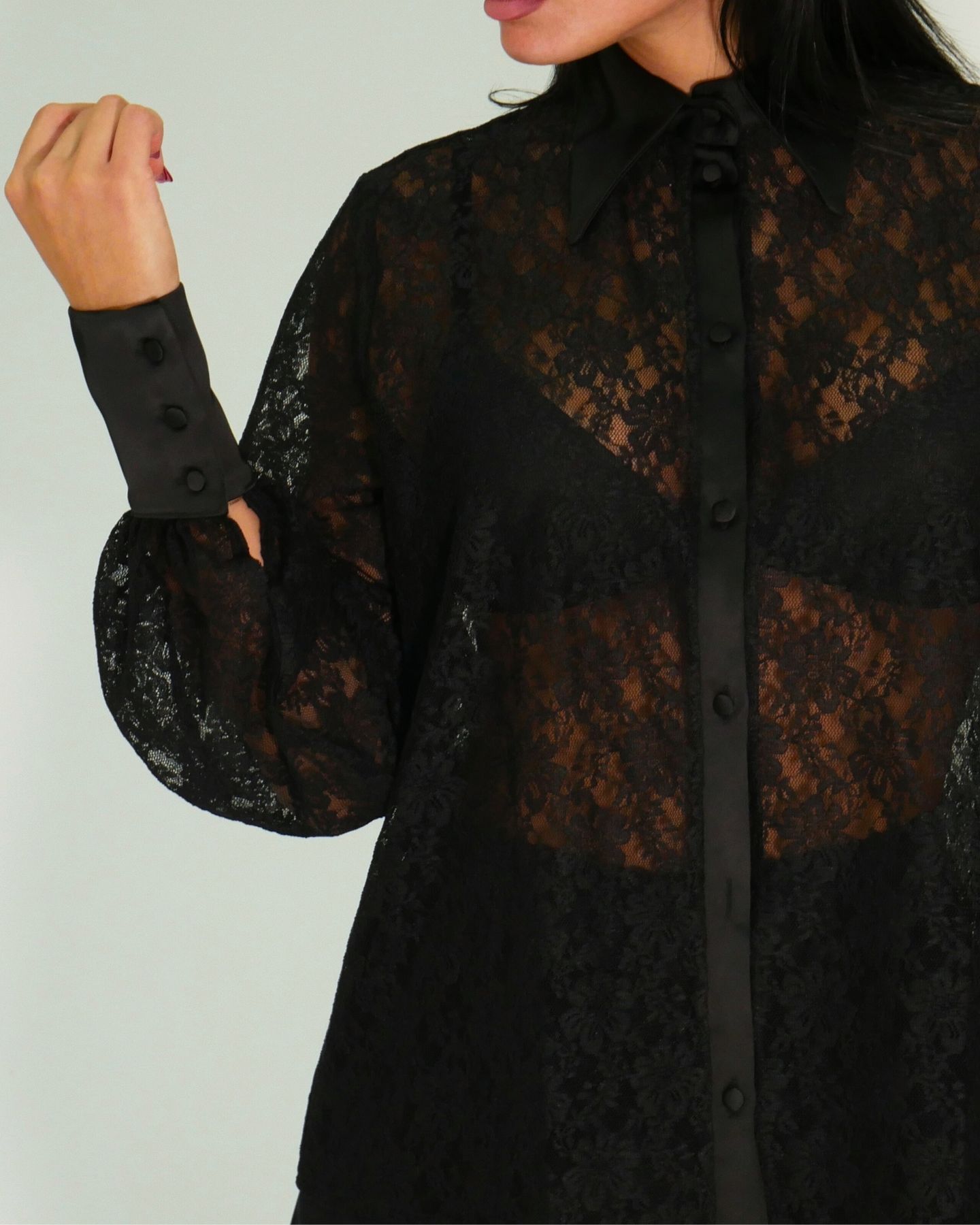 District Margherita Mazzei Camicia SS80 0407 - SanShopLuxury - 2024, 40, 42, 44, 46, 48, Abbigliamento, Autunno/Inverno, Camicia, District Margherita Mazzei, Donna, FW24, Idoneo, Nero, Outlet