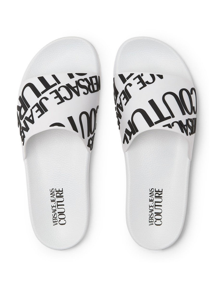 Versace Jeans Couture Sandali 72YA3SQ1 - SanShopLuxury - 2022, 41, 43, Beachwear, Bianco, Calzature, Ciabatte, Outlet, Primavera/Estate, Sandali, SS22, Uomo, Versace Jeans Couture