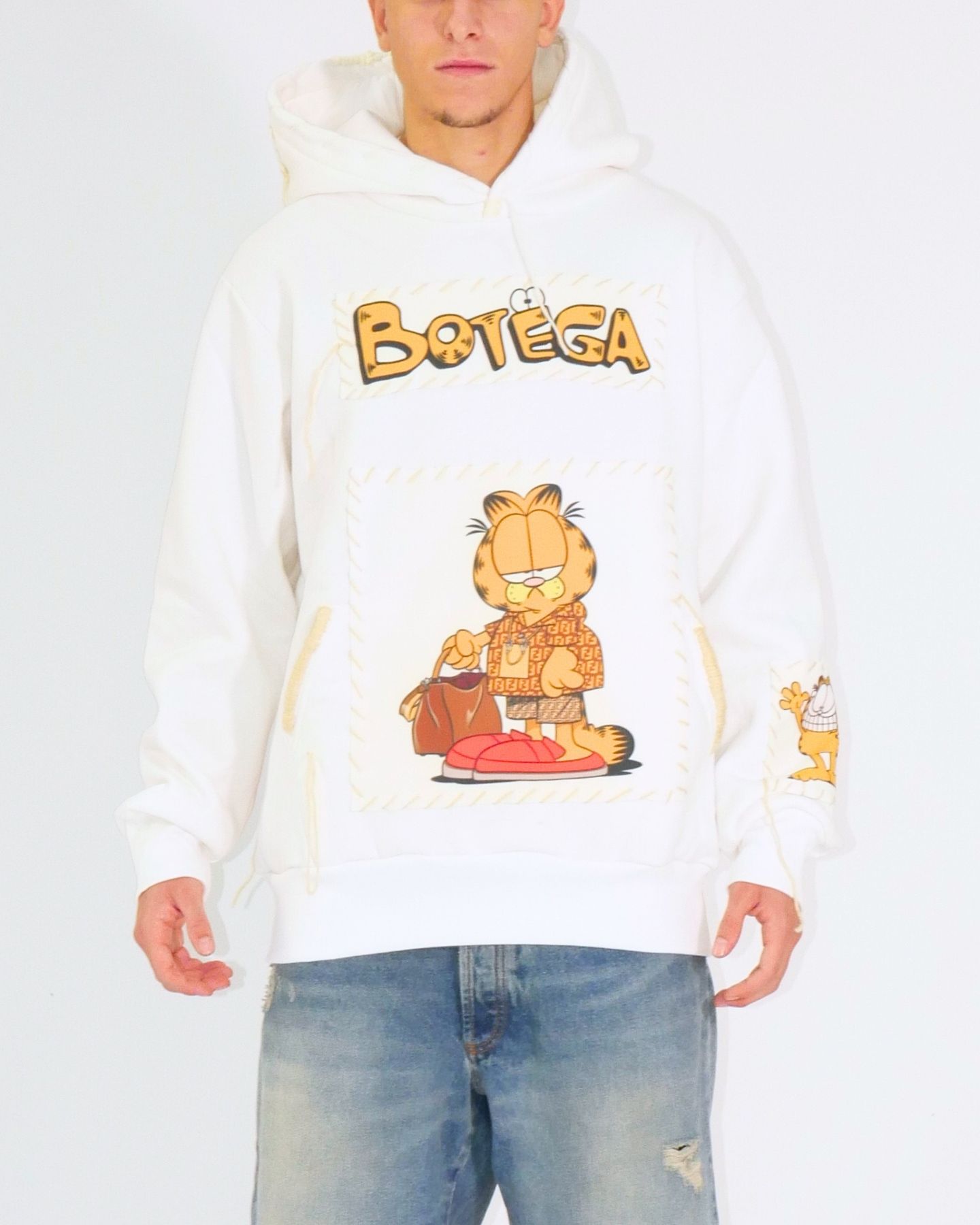 Inverno, Bianco, Botega, Donna, Felpa, FW24, Idoneo, L, M, Outlet, S, UNISEX, Uomo, XL, XXL, XXXL