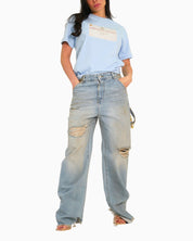 Donotconform T-Shirt W-TEE10-CL - SanShopLuxury - 2025, Abbigliamento, Celeste, Donna, Donotconform, Idoneo, L, M, New, Primavera/Estate, S, SS25, T-Shirt, XL, XS