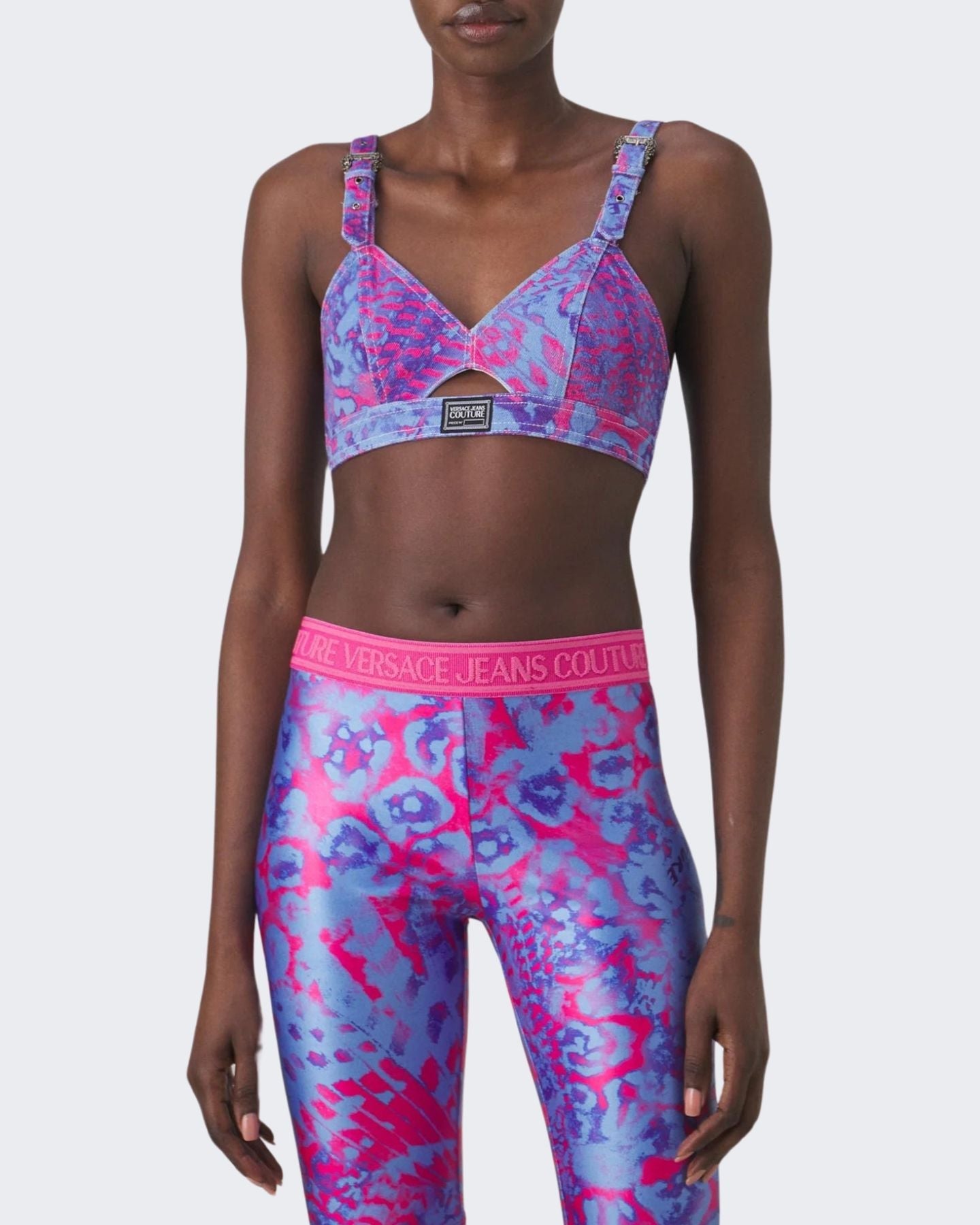 Versace Jeans Couture Top 76HAM258/ES106L54261 - SanShopLuxury - 2024, 40, 42, Abbigliamento, Blu, Donna, Idoneo, jeans, Outlet, Primavera/Estate, SS24, Top, Versace Jeans Couture