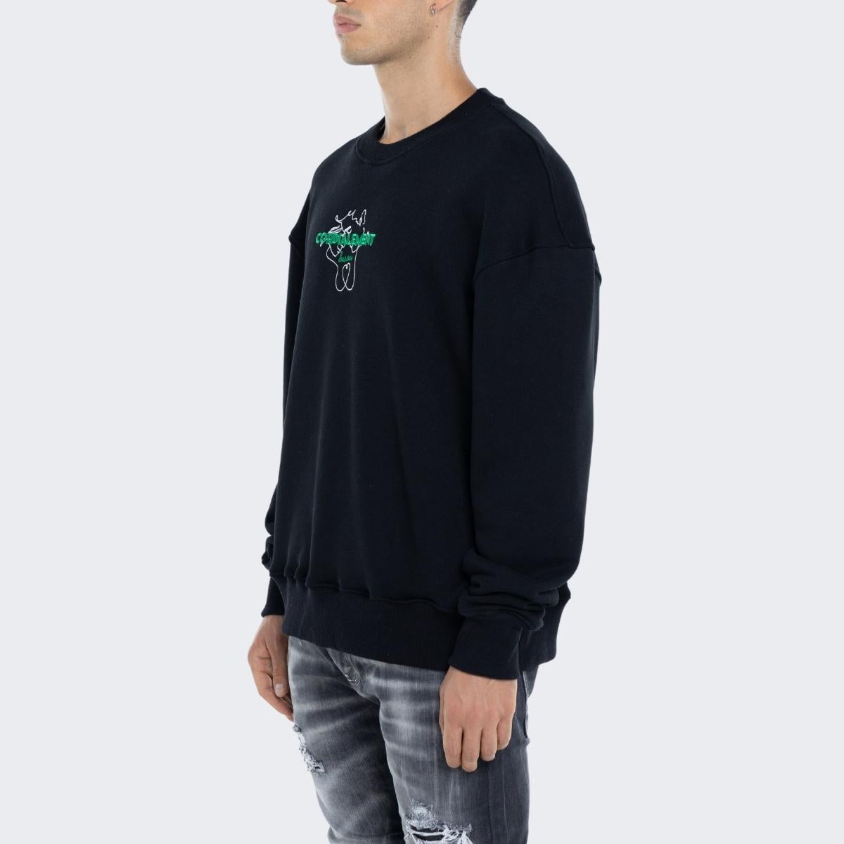 Gavensemble Felpa SWEAT08 - SanShopLuxury - 2023, Abbigliamento, Autunno/Inverno, Felpa, FW23, Gavensemble, Girocollo, L, M, Nero, Outlet, S, Uomo, XL, XXL