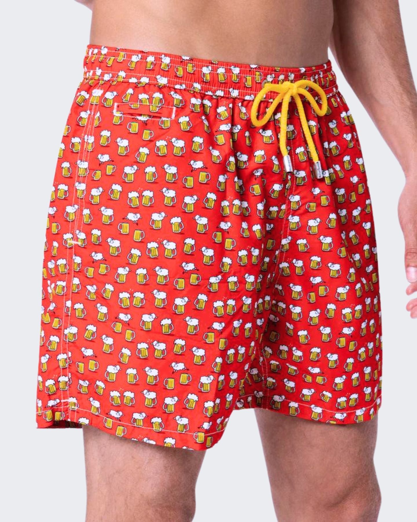 Mc2 Saint Barth Costume LIG0003-03677F - SanShopLuxury - Abbigliamento, Beachwear, Carry Over, Costume, Idoneo, L, Mc2 Saint Barth, New, Pantaloncino, Primavera/Estate, Rosso, Ultimo, Uomo