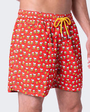 Mc2 Saint Barth Costume LIG0003-03677F - SanShopLuxury - Abbigliamento, Beachwear, Carry Over, Costume, Idoneo, L, Mc2 Saint Barth, New, Pantaloncino, Primavera/Estate, Rosso, Ultimo, Uomo