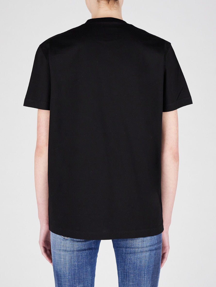 Dsquared2 T-Shirt S75GD0213/S23009900 - SanShopLuxury - 2022, Abbigliamento, Autunno/Inverno, Donna, Dsquared2, FW22, Idoneo, L, M, Nero, Outlet, S, T-Shirt, XL