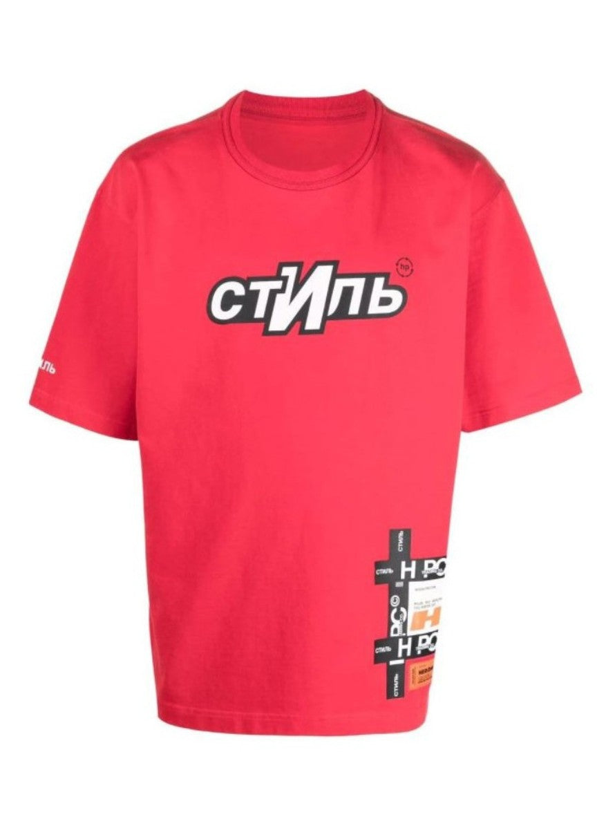 Heron Preston T-Shirt HMAA025F21JER0022501 - SanShopLuxury - -50%, 2021, Abbigliamento, Autunno/Inverno, FW21, Heron Preston, L, Outlet, Rosso, S, T-Shirt, Uomo, XL